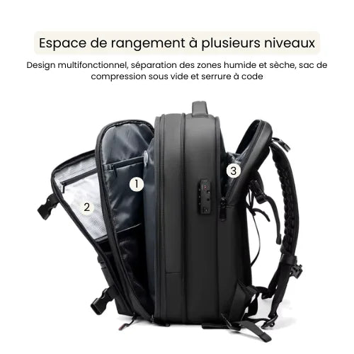 Le Rover — Sac à dos compressible 32–49